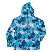 Load image into Gallery viewer, LS Performance Hoodie Prodoh Boys Blue Camo