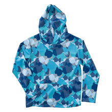 Load image into Gallery viewer, LS Performance Hoodie Prodoh Boys Blue Camo