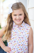 Load image into Gallery viewer, Blue Quail Independence Day Sleeveless Dress Polo