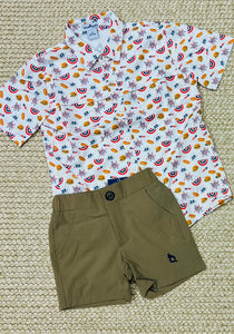Blue Quail Independence Day Short Sleeve Polo