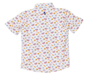 Blue Quail Independence Day Short Sleeve Polo