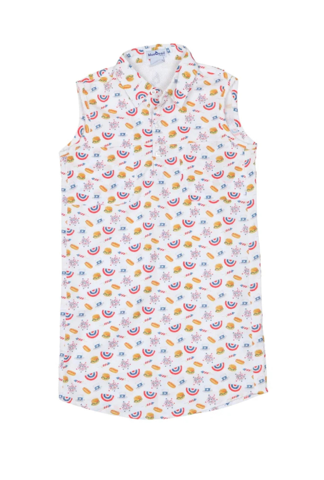 Blue Quail Independence Day Sleeveless Dress Polo