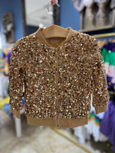 Load image into Gallery viewer, Mommy and Me All Gold Sequin Jacket