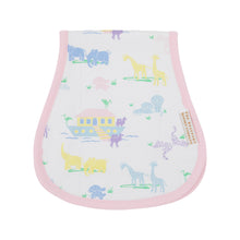 Load image into Gallery viewer, Oopsie Daisy Burp Cloth Have Faith Palm Beach Pink