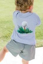 Load image into Gallery viewer, LOGO Tee Golf on Heathered Blue