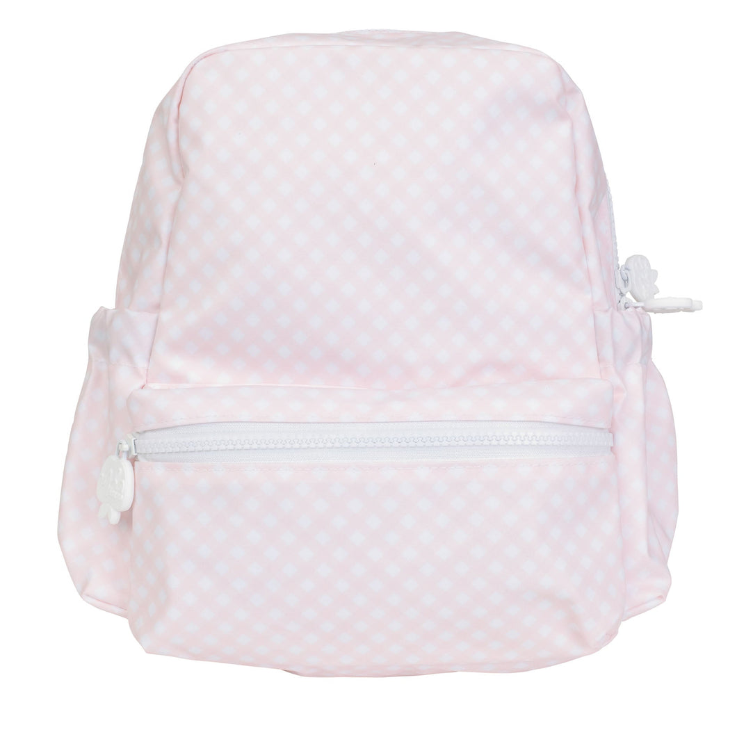 The Backpack Small Pink Gingham