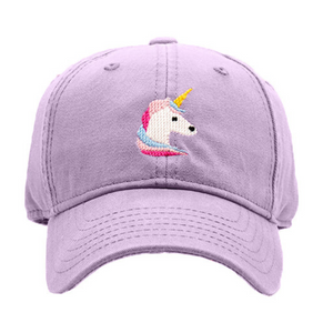 Baseball Cap Unicorn on Lavender