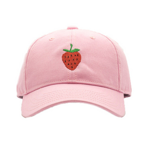 Baseball Cap Strawberry on Light Pink