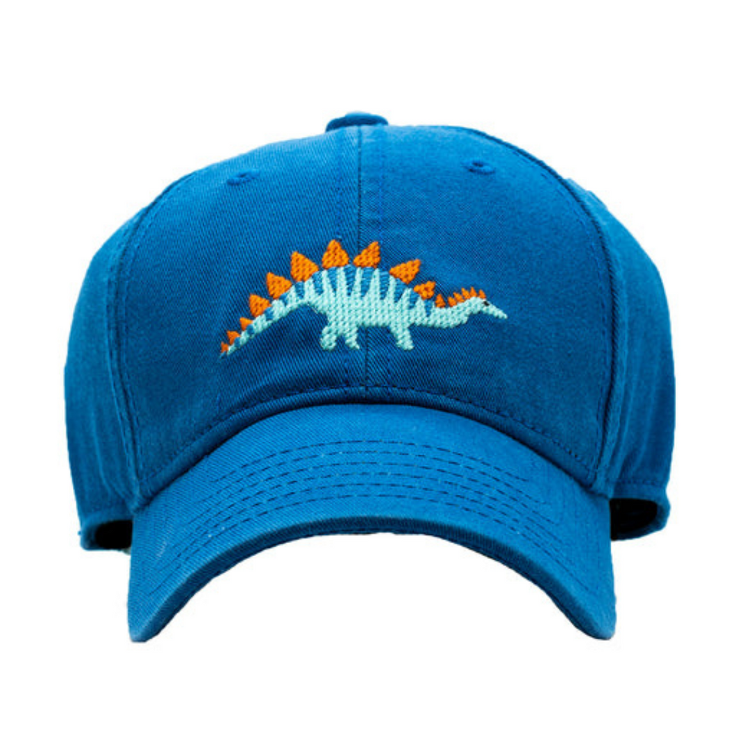 Baseball Cap Stegosaurus on Cobalt