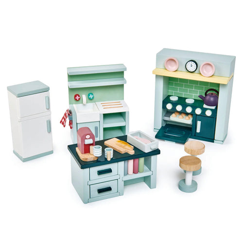 Doll House Wooden Kitchen Furniture