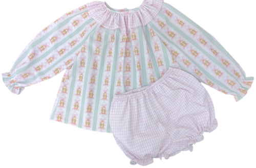 Isla Bloomer Set Gingerbread Print PRE-ORDER
