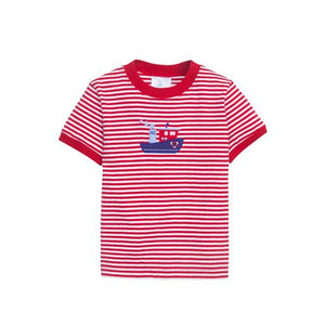 Tugboat Hearts Applique T-Shirt