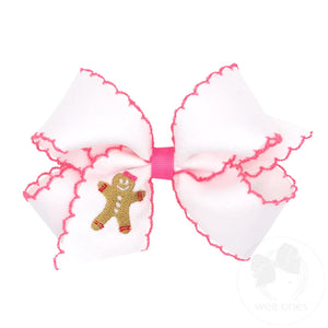 King Moonstitch Embroidered Bow