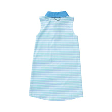 Load image into Gallery viewer, Pro Performance Polo Dress Blue Stripe