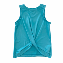 Load image into Gallery viewer, Knot Athletic Tank Turquoise