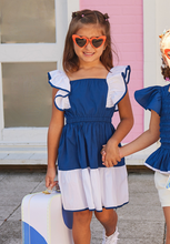 Load image into Gallery viewer, Brighton Dress Nautical Navy