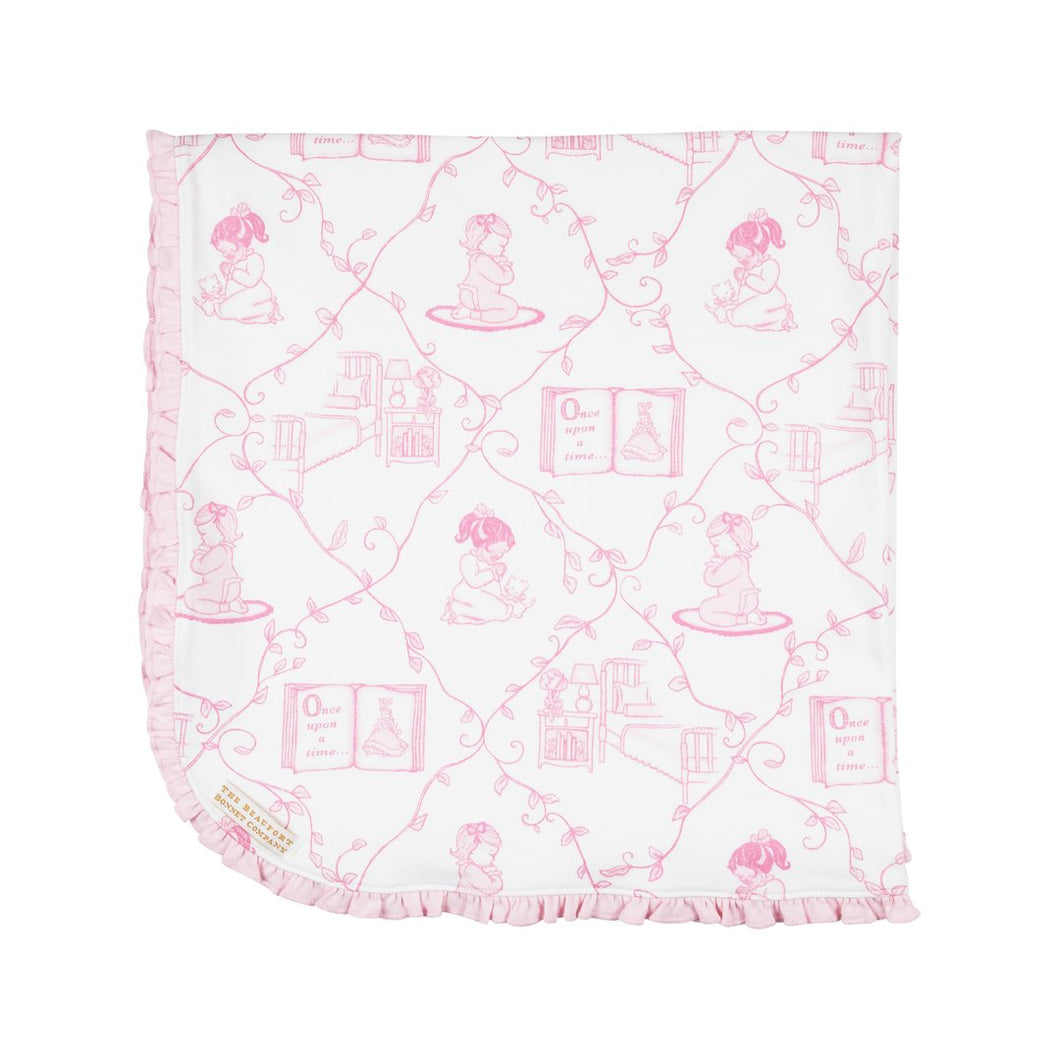 Baby Buggy Blanket Chinoiserie Channing Pink