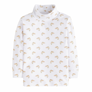 Trout Printed Turtleneck