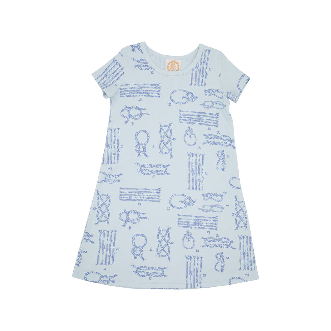 Polly Play Dress SS Yachts of Knots Blue