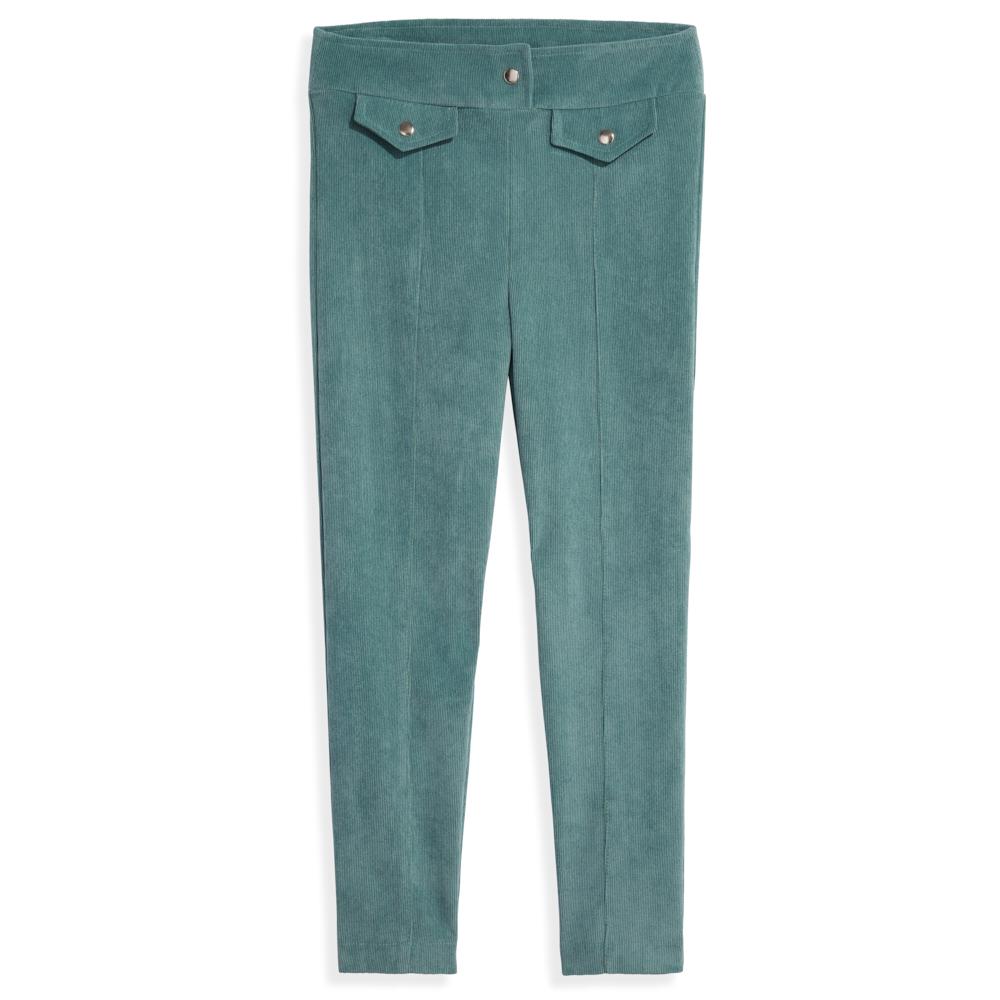 Front Pocket Legging Pacific Blue Cord