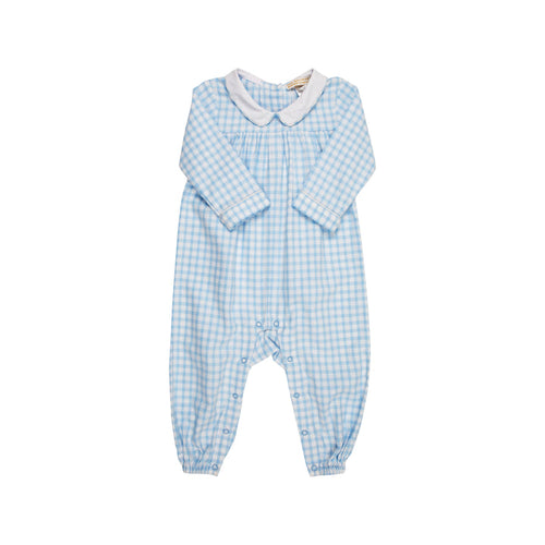 Price Playsuit Blue Chastain Check