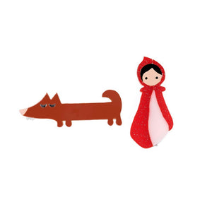 Alligator Clips Red Riding Hood