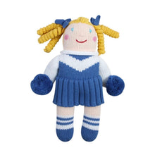 Load image into Gallery viewer, Cheerleader Doll Blue/White 12&quot;