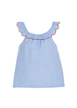 Load image into Gallery viewer, Richmond Top Blue Chambray