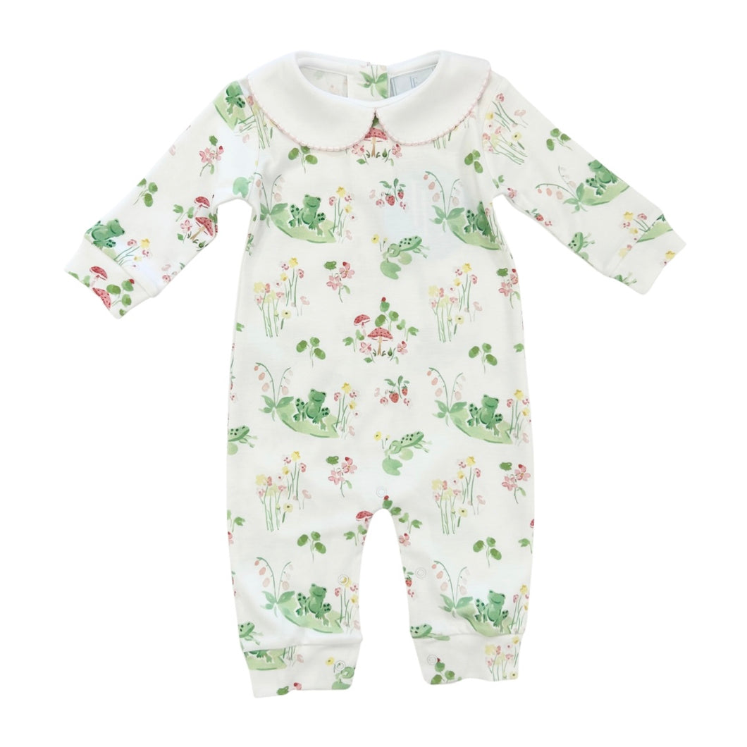 Girl Printed Play Suit Frogs