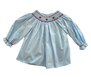 Bently Blouse Smocked Hearts