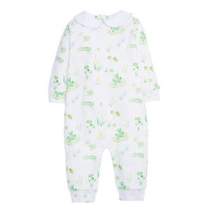 Boy Printed Playsuit Frogs