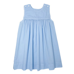 Charming Dress Blue Batiste/White Ric Rac