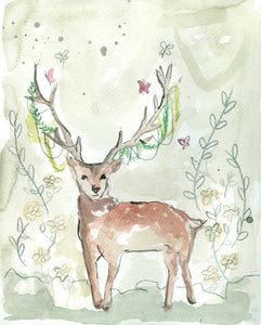 Whimsical Nursery Prints (Fox, Frog, Deer)