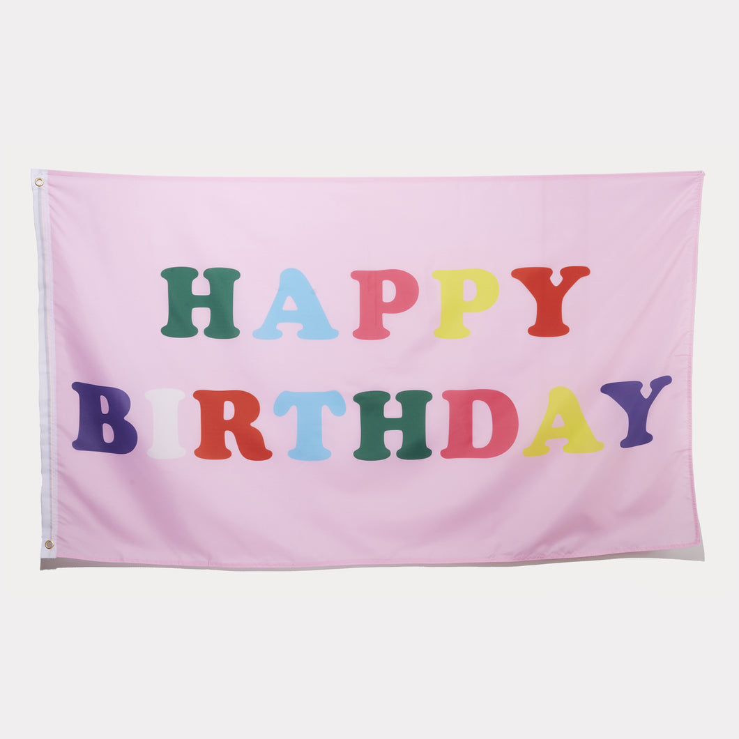 Happy Birthday Flag 3'x5'