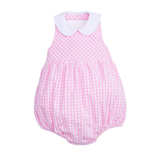Betty Halter Bubble Preppy Pink Gingham