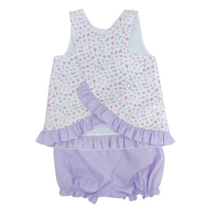 Poppy Pinafore Bloomer Set Floral