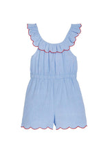Load image into Gallery viewer, Richmond Romper Blue Chambray