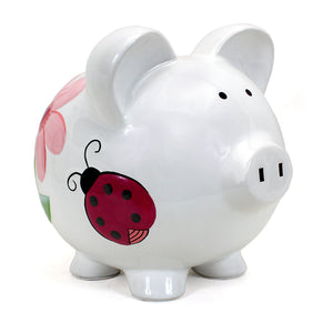 Large Lady Bug Piggy Bank