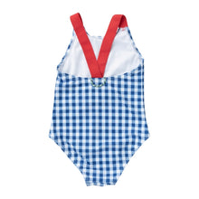 Load image into Gallery viewer, Creek Crossing Swimsuit Set Sail Gingham