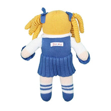 Load image into Gallery viewer, Cheerleader Doll Blue/White 12&quot;