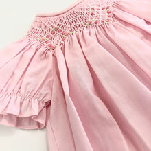 Load image into Gallery viewer, Pink Bishop Smocked Day Gown
